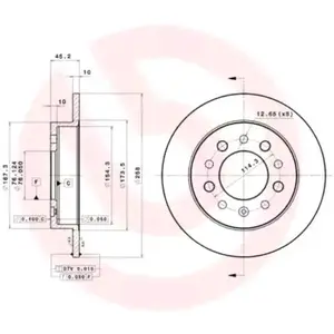 Brembo Remschijf pas cher
