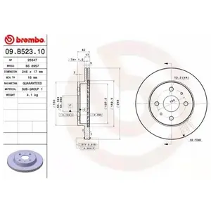 Brembo Remschijf