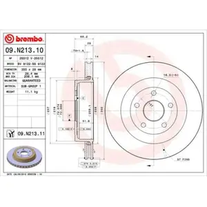 Remschijf 09N21311 Brembo pas cher
