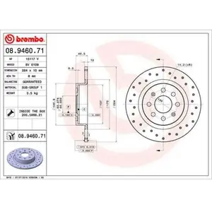 Remschijf 08946071 Brembo pas cher
