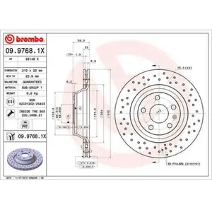 Remschijf 0997681X Brembo pas cher