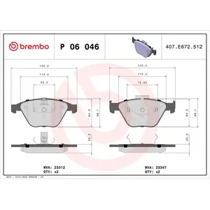 Brembo Remblokken set pas cher