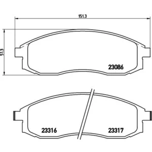 Brembo Remblokken set pas cher