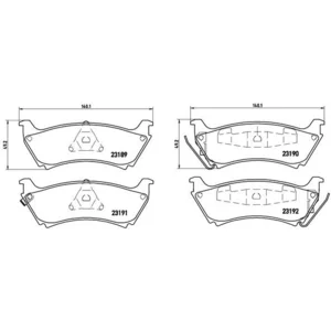 Brembo Remblokken set pas cher