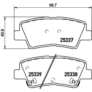 Comparateur de prix : Remblokkenset schijfrem P30101 Brembo