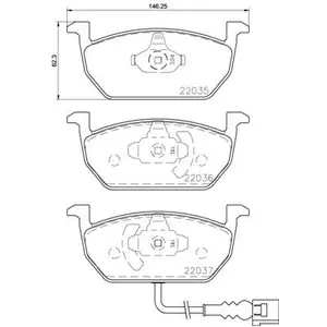 Remblokkenset schijfrem BREMBO XTRA LINE P85137X Brembo
