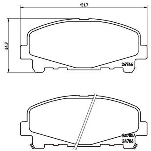 Comparateur de prix : Remblokkenset schijfrem P28043X Brembo
