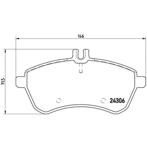 Brembo P50070 Plaquettes de Frein Avant pas cher