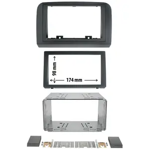 Entretoise 2 din phonocar pour autoradio pas cher