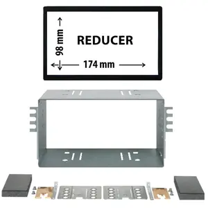 Entretoise 2 din phonocar pour autoradio pas cher