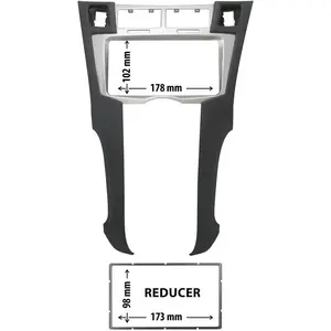Entretoise 2 din phonocar pour autoradio pas cher