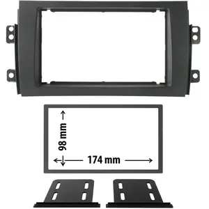 Entretoise 2 din phonocar pour autoradio pas cher