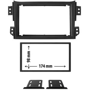 Entretoise 2 din phonocar pour autoradio pas cher