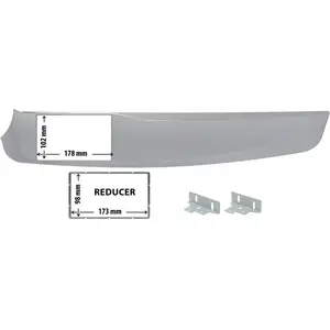 Entretoise 2 din phonocar pour autoradio pas cher