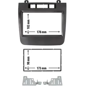 Entretoise 2 din phonocar pour autoradio pas cher