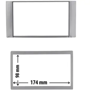 Entretoise 2 din phonocar pour autoradio