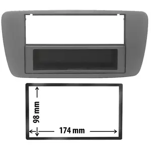 Entretoise 2 din phonocar pour autoradio pas cher