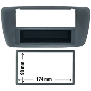Entretoise 2 din phonocar pour autoradio pas cher