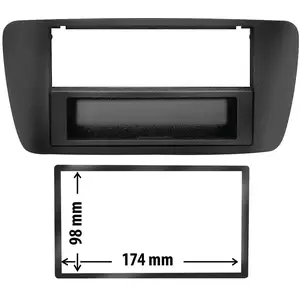 Entretoise 2 din phonocar pour autoradio pas cher