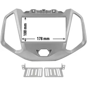 Entretoise 2 din phonocar pour autoradio pas cher
