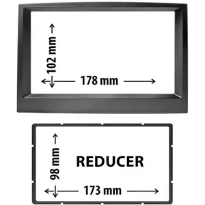 Entretoise 2 din phonocar pour autoradio pas cher