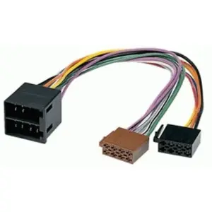 Extension de l'alimentation électrique phonocar avec connecteur iso ref. 04625 pas cher