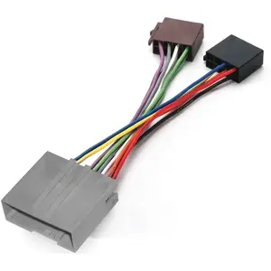 Câble d'alimentation électrique phonocar avec connecteur iso pour ford et land rover ref. 04728