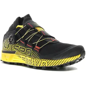 La Sportiva Cyklon - Trailrunningschoenen - Heren Black / Yellow 42.5 pas cher