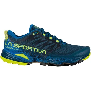 Comparateur de prix : La Sportiva Akasha II - Trailrunningschoenen - Heren Storm Blue / Lime Punch 42