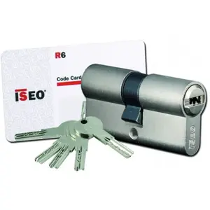 Demi-cylindre IS R6 10x30mm nickelé sentrouvrant - ISEO - 880930109.8502 pas cher