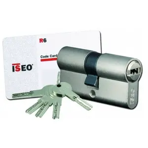 Cylindre CAVERS nickelé IS R6 30 X 30 s'entrouvrant - ISEO - 880930309... pas cher