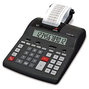 Olivetti Summa 302 Calculatrice imprimante Ecran LCD 12 chiffres