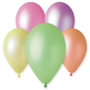 GEMAR 50 BALLONS LATEX FLUORECENTS BIO 30CM pas cher