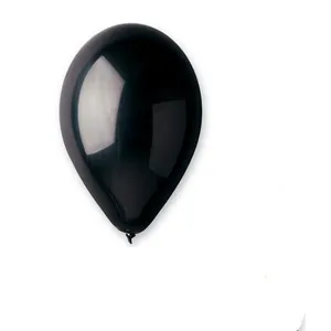 GEMAR 50 BALLONS MÉTALLISÉS NOIR BIO DIAM 30 CM   BLANC pas cher