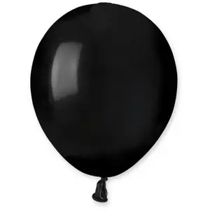 SACHET DE 50 BALLONS STANDARD NOIR DIAM 13 CM CIR 41CM -14Vendu parcdiscount