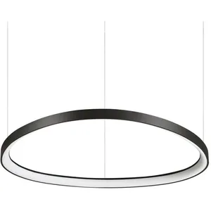 Ideal Lux Gemini Plafonnier Suspendu Led Intégré Dali 81cm Noir 7600lm...