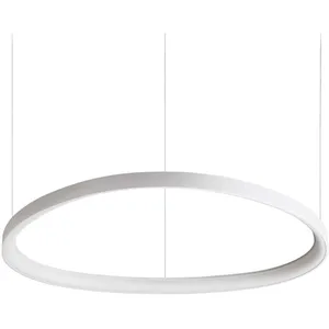 Ideal Lux Gemini Plafonnier Suspendu Led Intégré Dali 81cm Blanc 7600l...