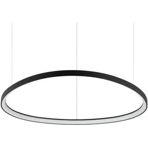 Ideal Lux Gemini Plafonnier Led Intégré 105cm Noir, 3000k