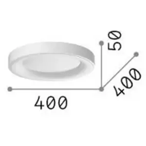 Planet pl40, plafonnier Ideal Lux
