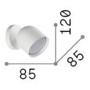 Ideal Lux - dodo ap1 applique 1xgx53 max 15w laiton - 314129