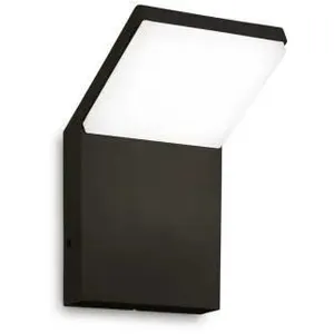 Comparateur de prix : Ideal Lux Style Applique Murale Extérieure Moderne Led Intégrée Noir 1050lm 3000k Ip54