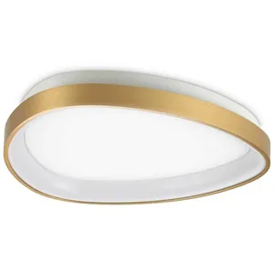 Ideal Lux Gemini Semi-Plafonnier Led Intégré Dali 61 Cm Laiton 3650lm ...