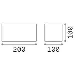 Ideal Lux ATOM Réglette LED Intégrée 4 Lumières Blanc 2100Lm 3000K IP5...