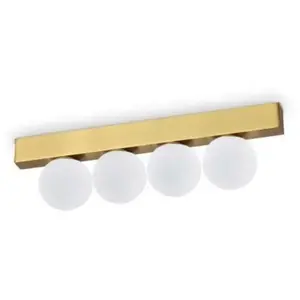 Ideal Lux Ping Pong Plafonnier Globe À 4 Lumières Laiton 1000lm 3000kVendu parrakuten
