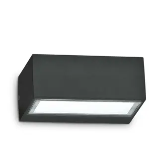 Ideal Lux - Applique murale Noire twin 1 ampoule - Noir pas cher