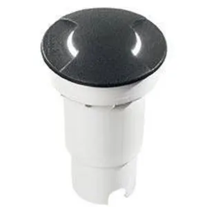 Ideal Lux Cecilia - Petite Lampe Encastrée Extérieure À 1 Ampoule Led Noire Ip67, Gu10 pas cher