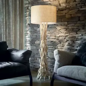 IDEAL LUX Lampadaire Bois DRIFTWOOD 1 ampoule pas cher