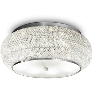 Ideal Lux Pasha' - Plafonnier À 14 Lumières Chrome pas cher