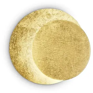 Applique murale - Ideal Lux - 238944 TICK AP gold - Corps léger en métal - Diffuseur inclinable pas cher