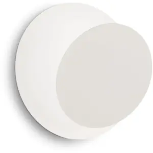 Applique murale - Ideal Lux - 238975 TICK AP blanc - Corps léger en métal - Diffuseur inclinable pas cher